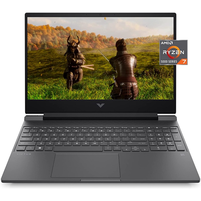 HP Victus Gaming Laptop 15-FB0028NR-AMD Ryzen 7 -5800H, 16GB,512GB SSD, RTX 3050 Ti 4GB,15.6" FHD144Hz IPS, Win 11,  silver