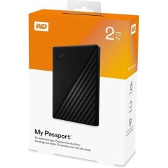 2TB My Passport Portable Storage USB 3.0 Hard Drive - Black
