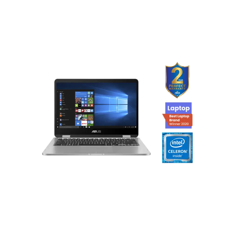 VivoBook Flip 14 Laptop - Intel Celeron N4020 - 4GB RAM - 128GB - Intel UHD Graphics 600 - 14 FHD Touch - Win10