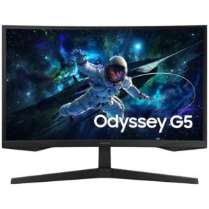 MONITOR Samsung Odyssey G5 Gaming Monitor 27″ (LS27CG552EMXEG)165Hz,1ms Curved