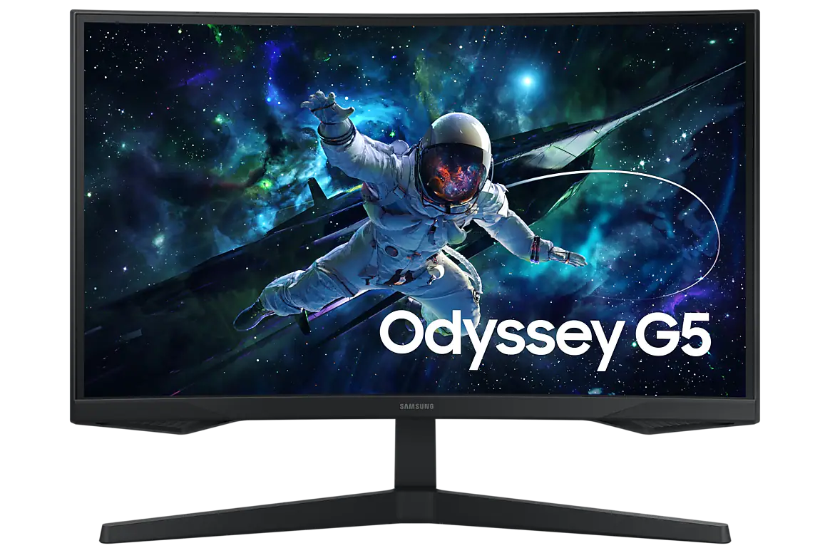 eg-odyssey-g5-g55c-ls27cg552emxeg-541341711 Samsung Odyssey G5 G55C 32 Inch, QHD VA Curved Gaming Monitor, 165Hz,1MS, Black- LS32CG552EMXEG - Image 1