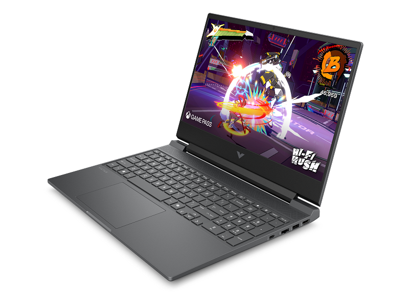 HP Victus 15-fa2038 Gaming Laptop - Intel Core i5 13420H - 8GB RAM - 512GB SSD - NVIDIA RTX 2050 4GB - 15.6″ FHD 144Hz - Silver - 1Year - Image 2